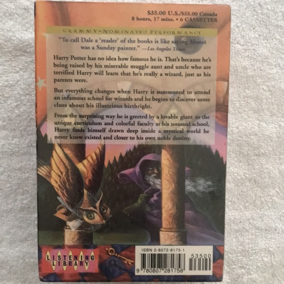 Harry Potter And The Sorcerers Stone - 6 Cassette set - Year 1 - NWOT Sealed $27 - Picture 3 of 13